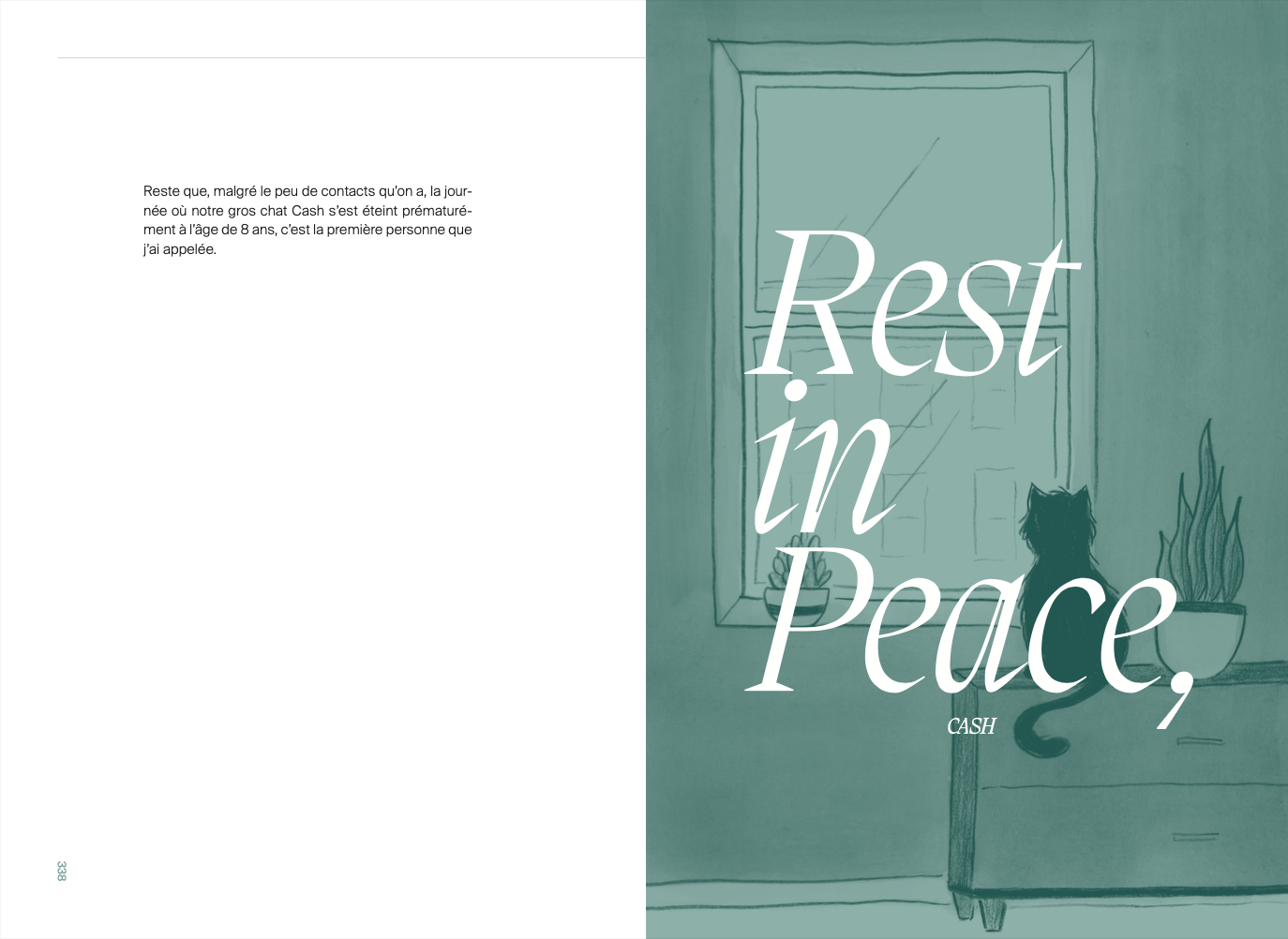 She won't come back, Camille. Diary of a lover (a little silly)