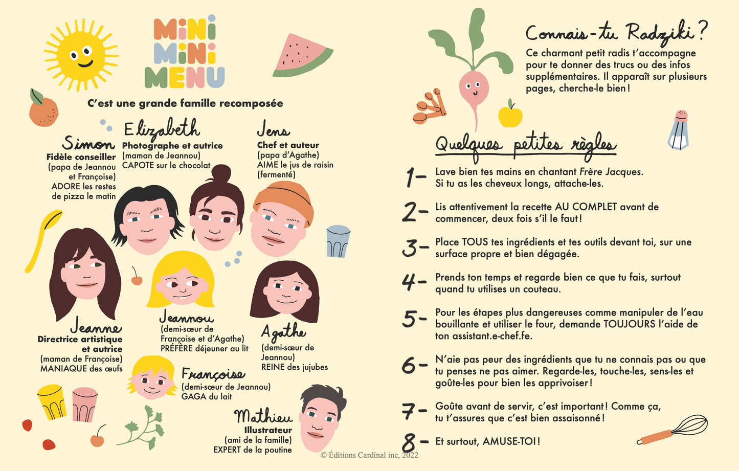 MINIMINIMENU. I'll take care of lunch!