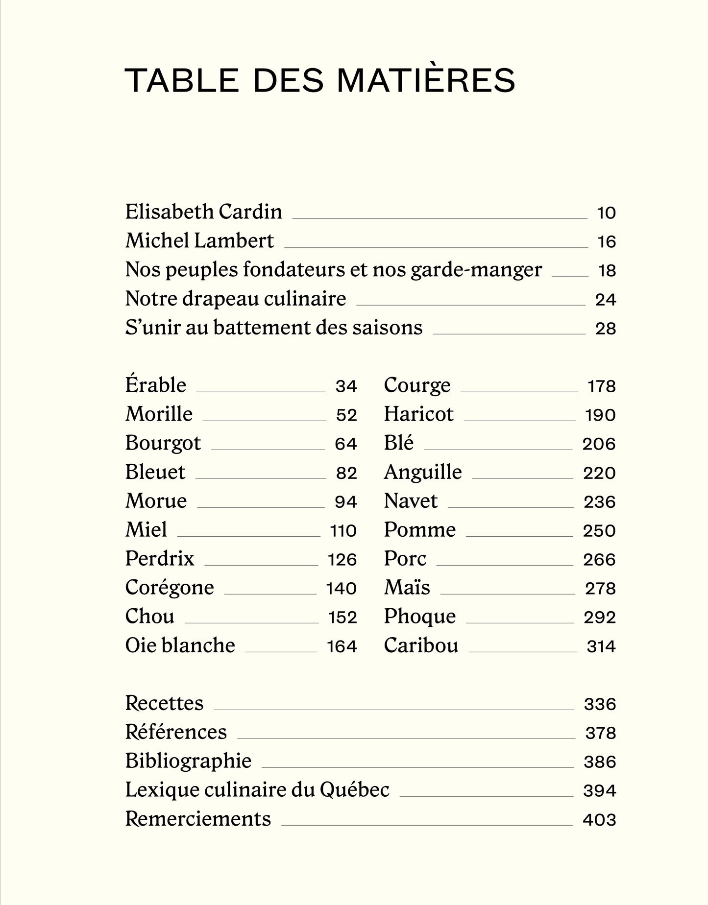 Érable et la perdrix (L') — L'histoire culinaire du Québec à travers ses aliments