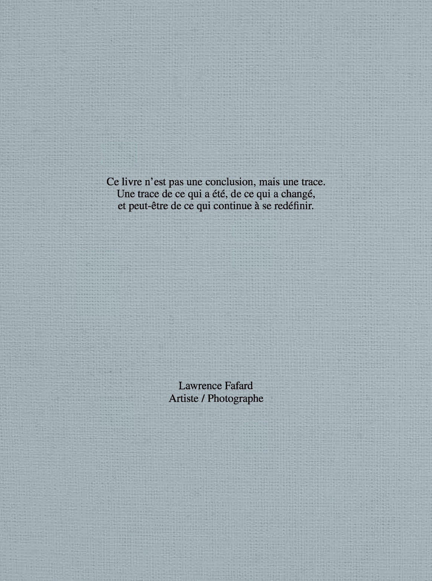 Au revoir [LIVRE PAPIER]