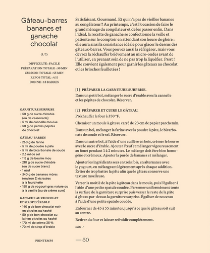 Les saisons de Gabrielle — Biscuits, érable et petits fruits