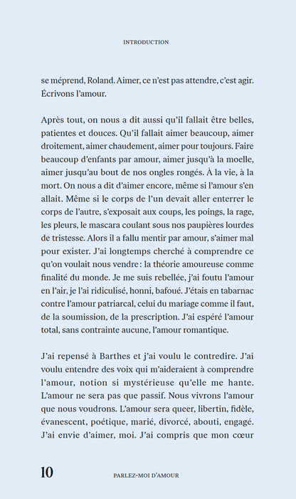 Parlez-moi d’amour - Une bluette sous la direction de Léa Clermont-Dion [LIVRE NUMÉRIQUE]