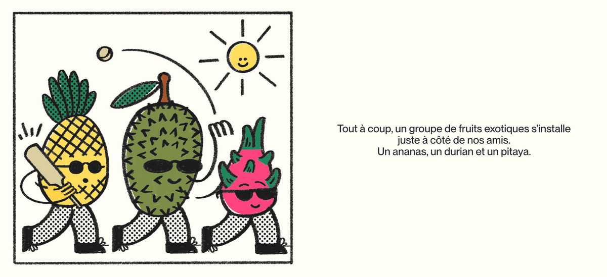Les aventures de Paul, Pommette et Internet - Les fruits exotiques